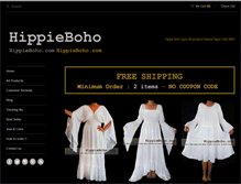 Tablet Screenshot of hippieboho.com
